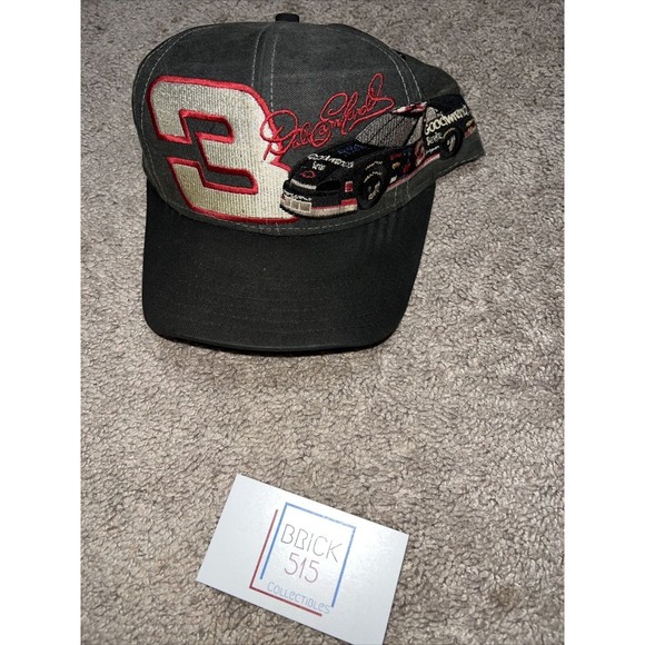 Vintage 90s Dale Earnhardt #3 Goodwrench Nascar Racing Snapback Hat Pre-owned - Picture 1 of 3